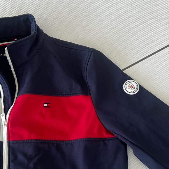 Navy tommy hilfiger windbreaker jacket - Picture 3 of 5